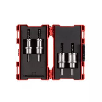   MILWAUKEE TCT Set tăietor circular 4 piese 16/20/25/32 mm cu prindere pe 3 fețe inox