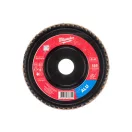 MILWAUKEE Disc abraziv cu clapete pentru aluminiu 125 x 22,2 mm / P40