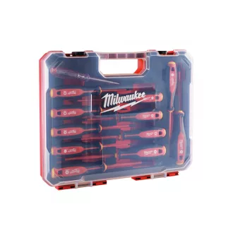   Set de șurubelnițe MILWAUKEE 12 bucăți 1000V izolate tri-lobi
