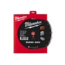 Disc de tăiat cu diamant MILWAUKEE 350 x 3,1 x 10 x 25,4 mm segmentat Silent SUDD