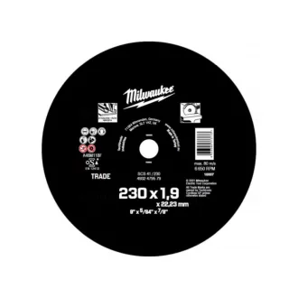   MILWAUKEE Disc de tăiere pentru metal 230 x 1,9 x 22,2 mm ECO SCS 41