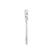 Arbore de antrenare cu clichet MILWAUKEE 3/8" 305 mm 90T articulat ±90° Ax lung drept