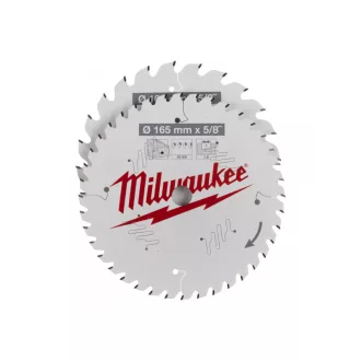   Pânză de ferăstrău MILWAUKEE pentru lemn 165 x 15,87 x 1,6 mm / 24T + 40T