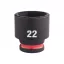 MILWAUKEE Cheie tubulară pentru mașină 3/8" 22 mm CrMo
