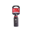 MILWAUKEE Cheie tubulară lungă pentru mașină 3/8" 19 mm CrMo