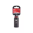 MILWAUKEE Mașină cheie tubulară lungă 3/8" 20 mm CrMo