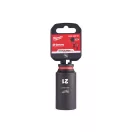 MILWAUKEE Cheie tubulară lungă pentru mașină 3/8" 21 mm CrMo
