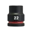 MILWAUKEE Cheie tubulară pentru mașină 3/4" 22 mm CrMo