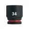 MILWAUKEE Cheie tubulară pentru mașină 3/4" 34 mm CrMo
