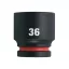 MILWAUKEE Cheie tubulară pentru mașină 3/4" 36 mm CrMo