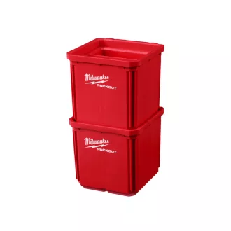   MILWAUKEE PACKOUT™ Cutie de depozitare 100 x 100 mm (2 buc)