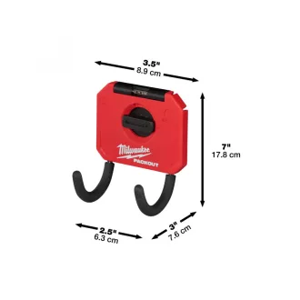   Umeraș MILWAUKEE pentru placa de montare PACKOUT™ curbată de 80 mm