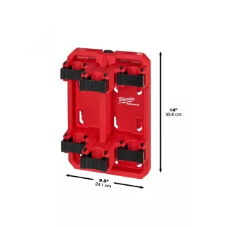   Suport MILWAUKEE Click & Lock pentru scule lungi pentru placa de montare PACKOUT™