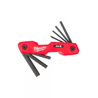 Set chei hexagonale MILWAUKEE 8 piese, pliabile