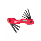 Set chei Torx MILWAUKEE 8 piese, pliabile