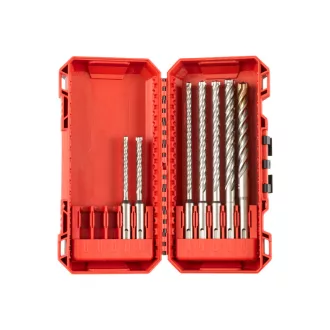   MILWAUKEE Set de burghie pentru piatră, 7 bucăți, cu patru tăișuri MX4 SDS-Plus