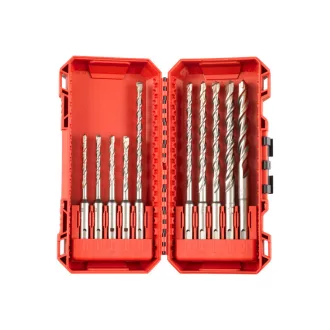   MILWAUKEE Set de burghie cu două tăișuri M2, 10 buc, SDS-Plus