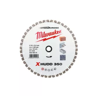   Disc de tăiat diamant MILWAUKEE 350 x 2,6 x 14 x 25,4 mm XHUDD segmentat