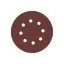 Placă de șlefuit cu velcro MILWAUKEE STD 125 mm / P80 8 găuri (10 buc)