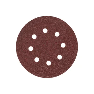   Placă de șlefuit cu velcro MILWAUKEE STD 125 mm / P180 8 găuri (10 buc)