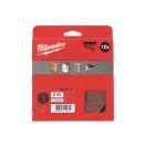 Placă de șlefuit cu velcro MILWAUKEE STD 150 mm / P60 6 găuri (10 buc)