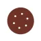 Placă de șlefuit cu velcro MILWAUKEE STD 150 mm / P120 6 găuri (10 buc)