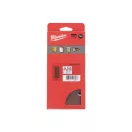 Placă de șlefuit cu velcro MILWAUKEE STD 93 x 185 mm / P180 8 găuri (10 buc)
