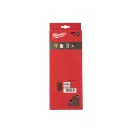 Placă de șlefuit cu velcro MILWAUKEE STD 115 x 230 mm / P40 14 găuri (10 buc)