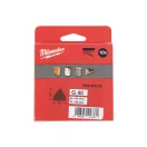 MILWAUKEE Placă de șlefuire Delta cu velcro STD 93 x 93 mm / P60 6 găuri (10 buc)