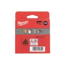 MILWAUKEE Placă de șlefuire Delta cu velcro STD 93 x 93 mm / P180 6 găuri (10 buc)