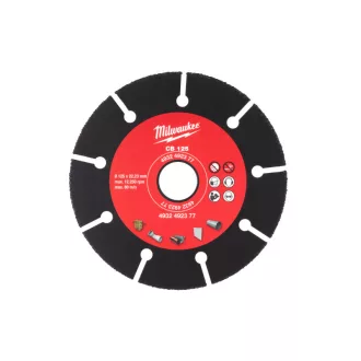   Disc de tăiere din carbură MILWAUKEE 125 x 1,0 x 22,2 mm segmentat