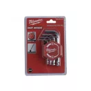 Set chei hexagonale MILWAUKEE 9 piese, compacte