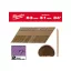 Cuie de construcție MILWAUKEE, cap D, galvanizate 34° SC2 - 3,1 x 63 mm (2200 buc)
