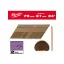 Cuie de construcție MILWAUKEE, cap D, galvanizate 34° SC2 - 3,1 x 75 mm (2200 buc)