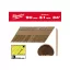 Cuie de construcție MILWAUKEE, cap D, galvanizate la cald 34° SC3 - 3,1 x 90 mm (2200 buc)