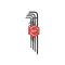 MILWAUKEE Set chei Torx în formă de L, 9 piese T10-T50