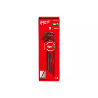MILWAUKEE Set chei Torx în formă de L, 9 piese T10-T50