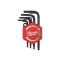 MILWAUKEE Set compact de chei Torx în formă de L, 9 piese T10-T50