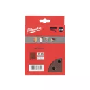 Placă de șlefuit cu velcro MILWAUKEE STD 115 x 107 mm / P80 10 găuri (10 buc)