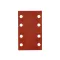 Placă de șlefuit cu velcro MILWAUKEE STD 80 x 133 mm / P80 10 găuri (10 buc)