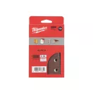 Placă de șlefuit cu velcro MILWAUKEE STD 80 x 133 mm / P80 10 găuri (10 buc)