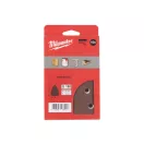 MILWAUKEE Placă de șlefuire Delta cu velcro STD 100 x 147 mm / P180 7 găuri (10 buc)