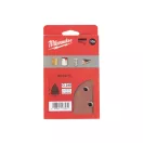 MILWAUKEE Placă de șlefuire Delta cu velcro STD 100 x 147 mm / P240 7 găuri (10 buc)