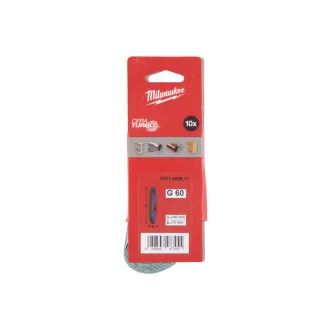 MILWAUKEE Banda de șlefuit 330 x 10 mm / P60 (10 buc)