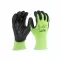 MILWAUKEE Manusi de protectie la munca rezistente la taiere, cu invelis de PU 1/A - XL/10 Hi-Vis (12 perechi)