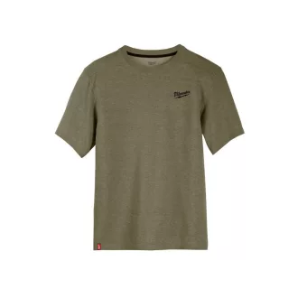 Tricou hibrid MILWAUKEE cu mânecă scurtă, verde HTSSGN L