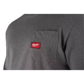 MILWAUKEE Tricou cu mânecă scurtă și buzunar gri WTSSG-M