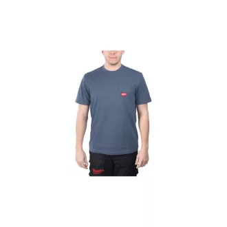   Tricou cu mânecă scurtă cu buzunar MILWAUKEE Albastru WTSSBLU XL