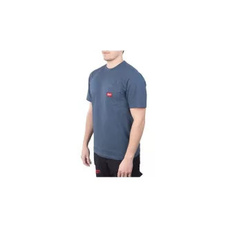   Tricou cu mânecă scurtă cu buzunar MILWAUKEE Albastru WTSSBLU XXL