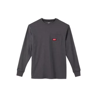 MILWAUKEE Tricou cu mâneci lungi, gri, WTLSG-S WORKSKIN™